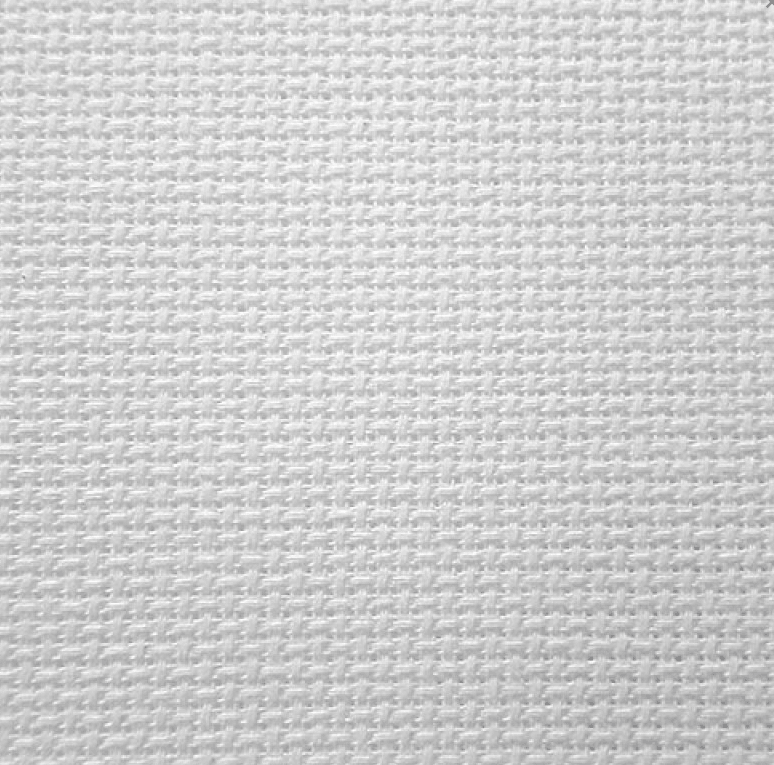 Precut Zweigart Fein-Aida 18 count White 3793/100