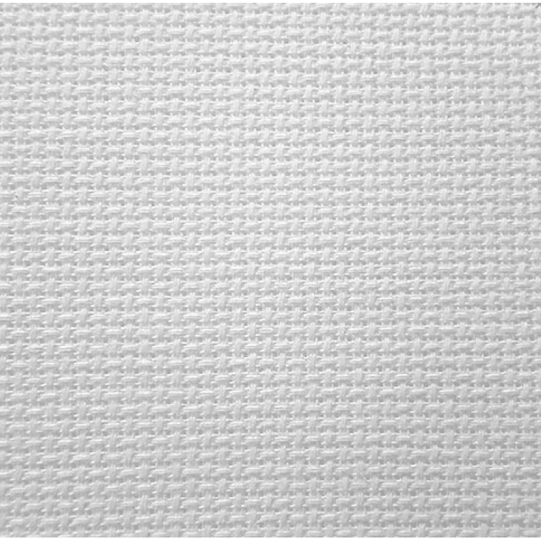 Precut Zweigart Fein-Aida 18 count White 3793/100
