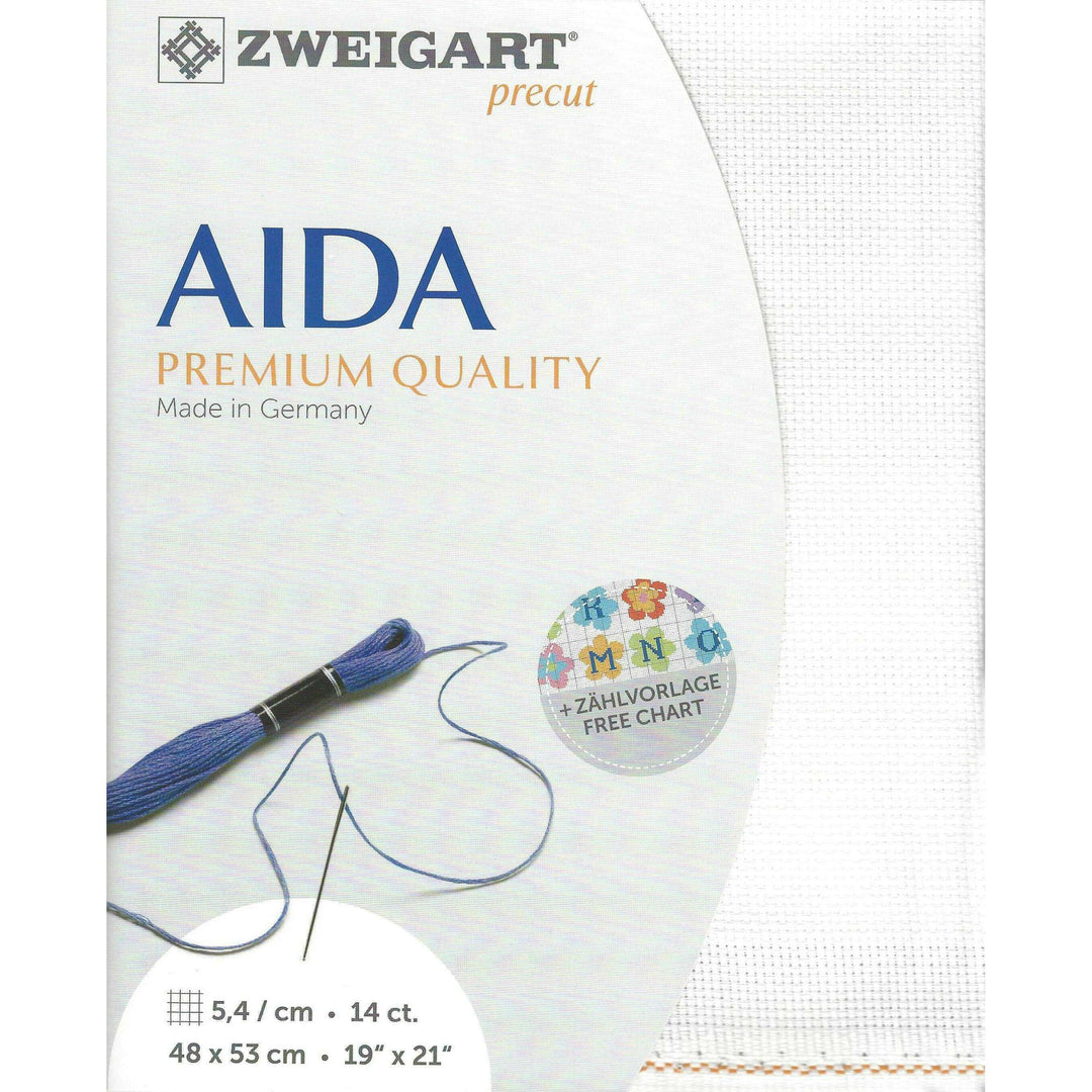 Precut Zweigart Stern-Aida 14 Count 3706/101 Antique White