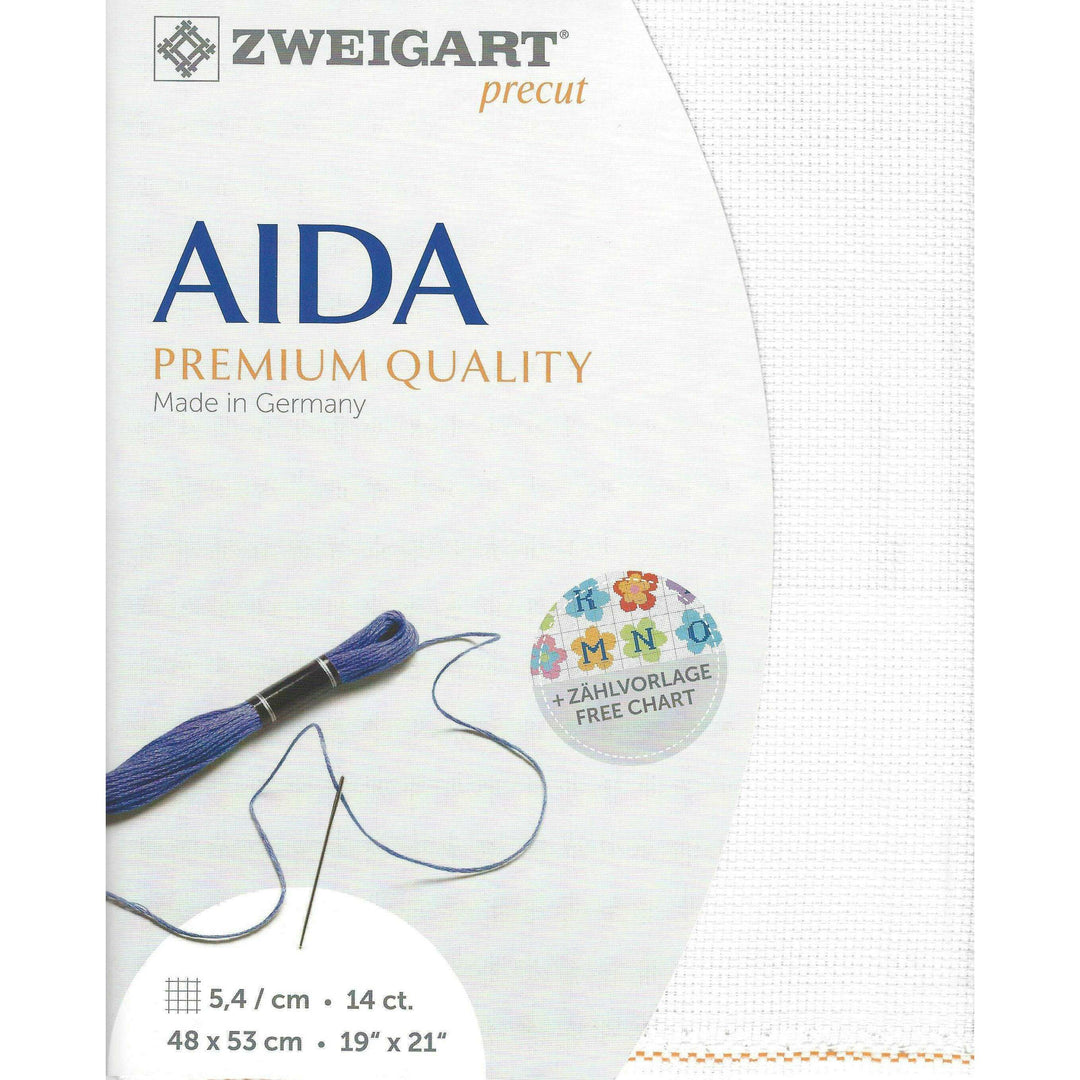 Precut Zweigart Stern-Aida 3706/100 White