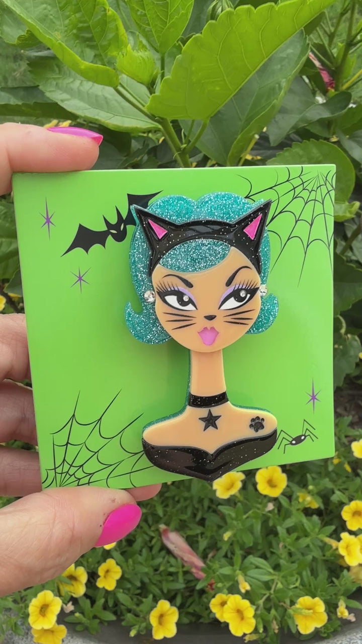 Spooky Doll Squad 5 Piece Brooch Set by Miss Fluff x Lipstick & Chrome