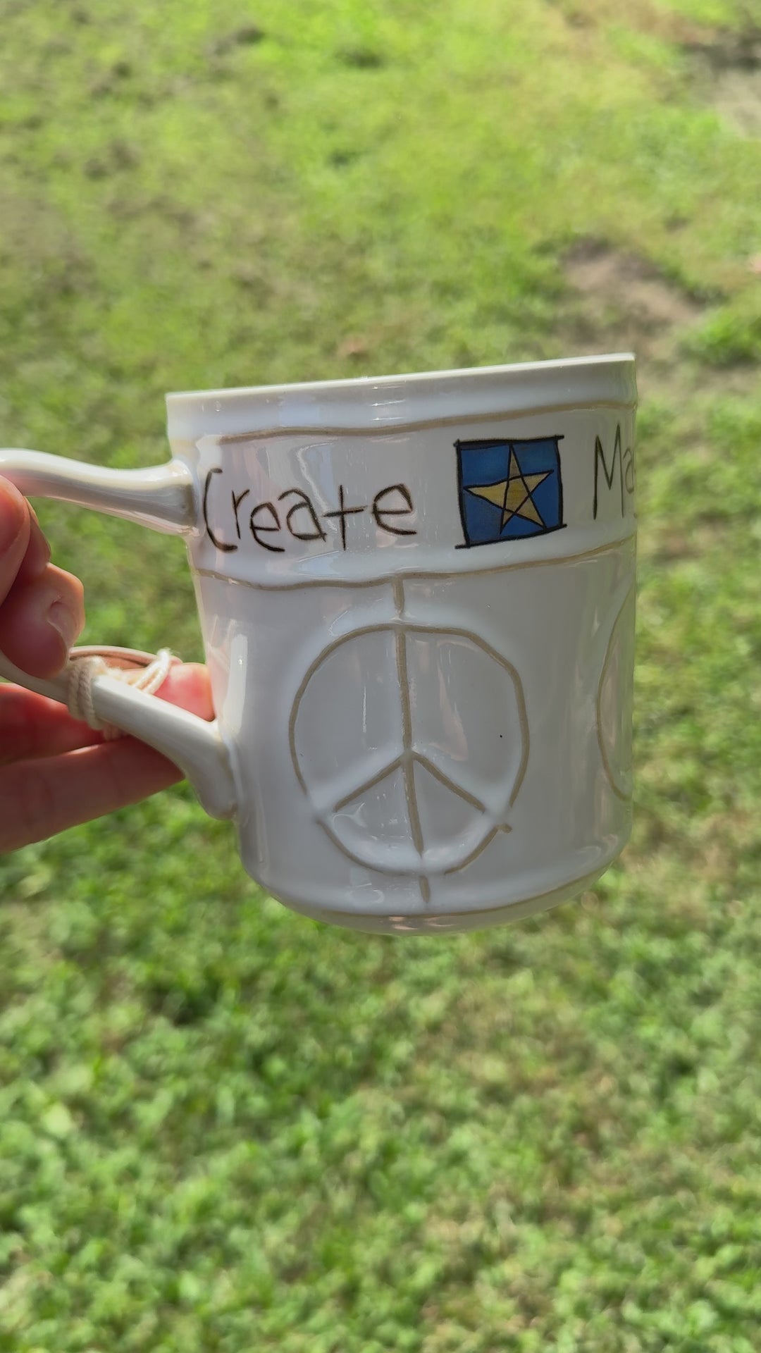 SET OF 2 Great Mugs from Painted Peace