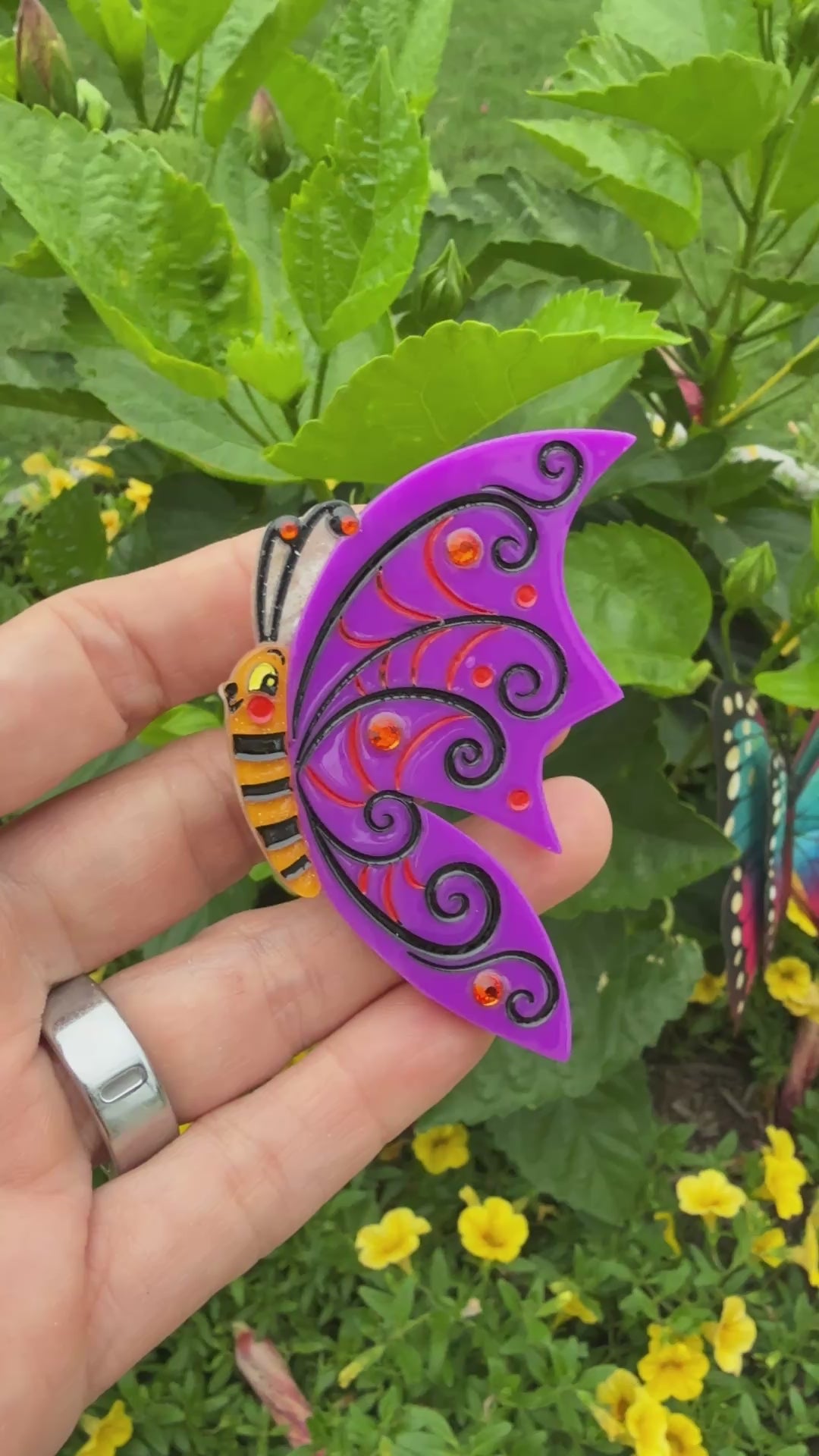 Batilda Butterfly Brooch by Johanna Parker x Lipstick & Chrome