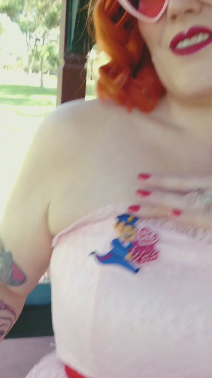 Valentine's Happy Mail Earrings by 50's Vintage Dame x Lipstick & Chrome