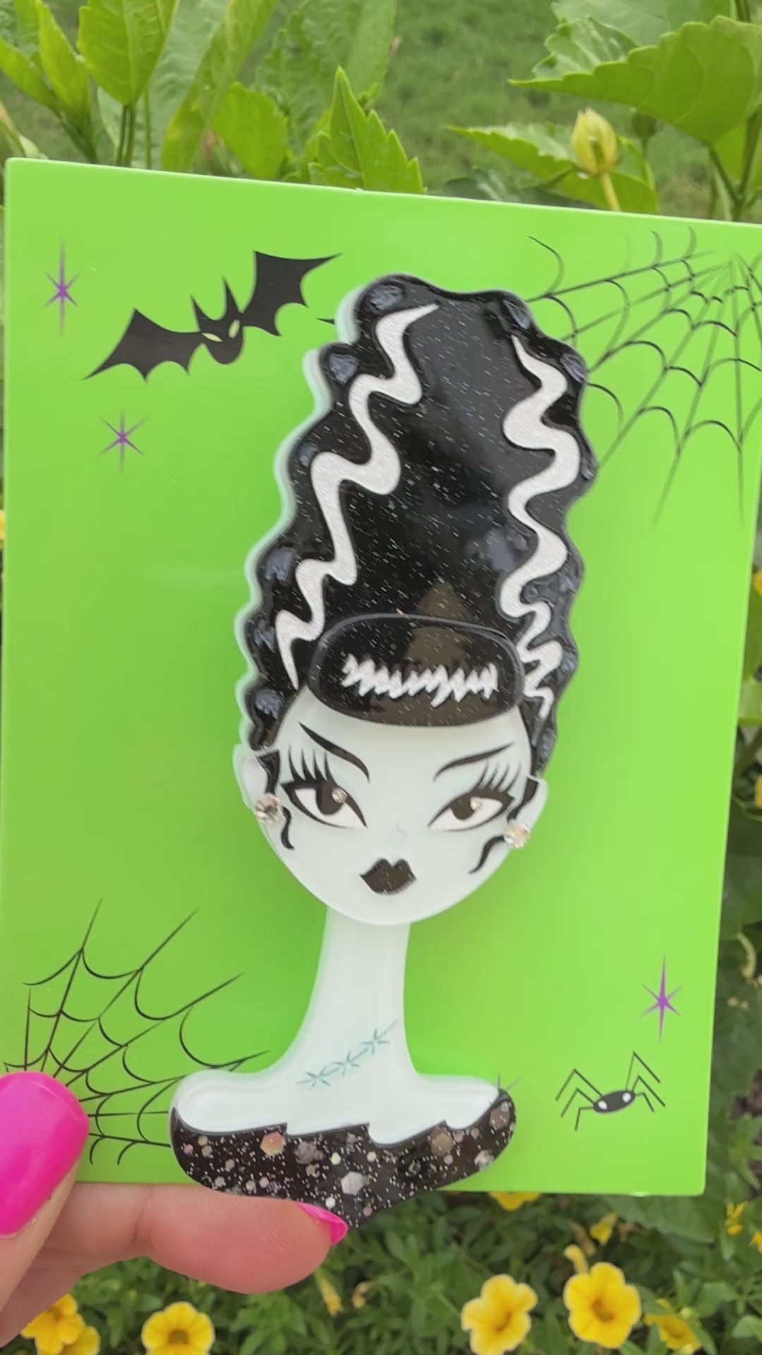 Spooky Doll Squad 5 Piece Brooch Set by Miss Fluff x Lipstick & Chrome