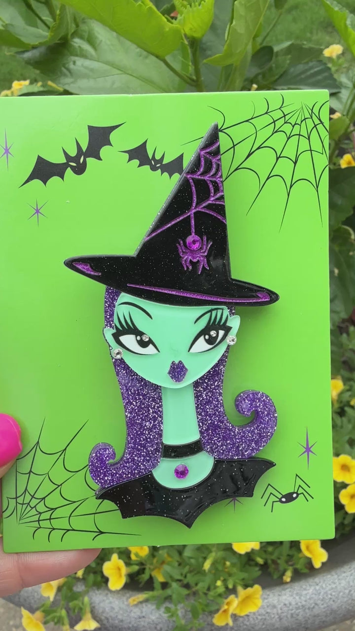 Hex Appeal Spooky Doll Brooch by Miss Fluff x Lipstick & Chrome