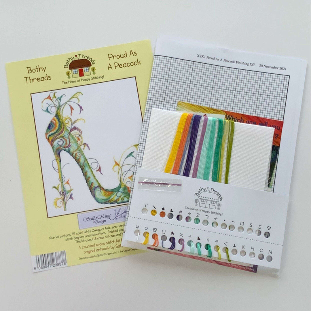 Proud As A Peacock XSK1 Counted Cross Stitch Kit