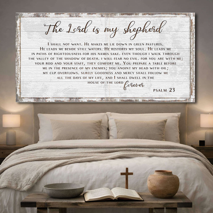 Psalm 23 - The Lord Is My Shepherd Sign III