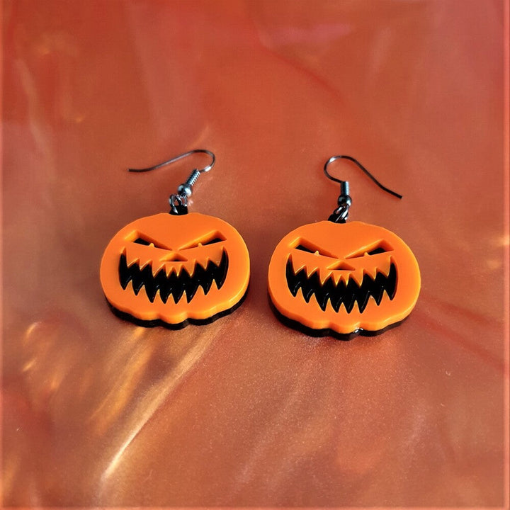 Pumpkin Earrings by Cherryloco Jewellery 1