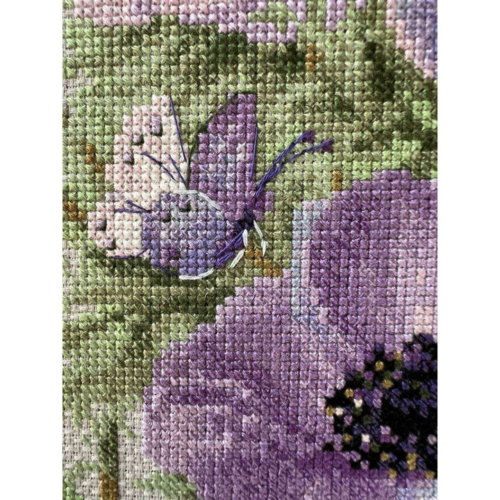 Purple Anemones R2176 Counted Cross Stitch Kit