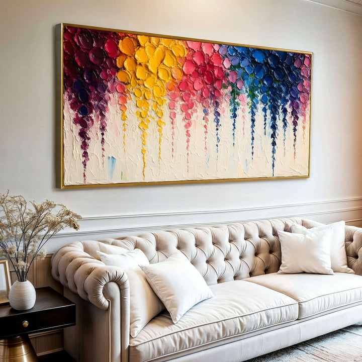 Rainbow Cascade Wall Art