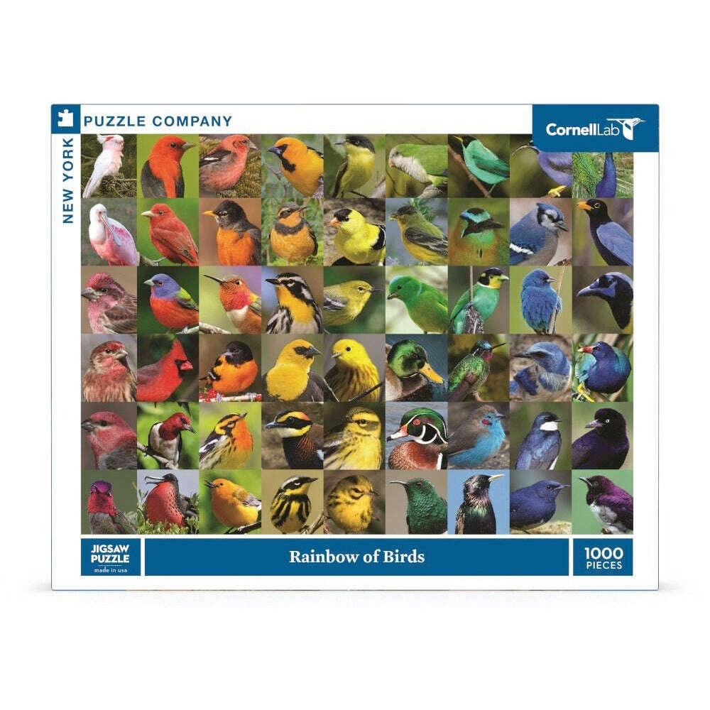 Rainbow of Birds Jigsaw Puzzle
