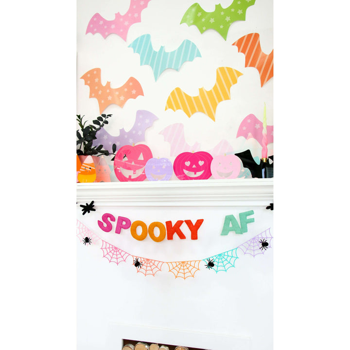 Rainbow Paper Bat Placemats