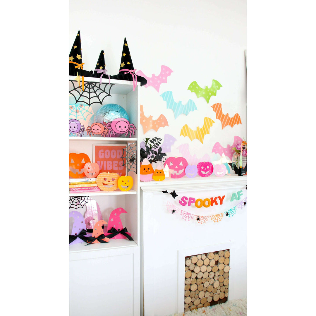 Rainbow Paper Bat Placemats