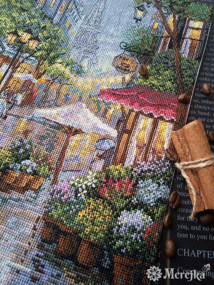 Rainy Paris K-162 Counted Cross-Stitch Kit