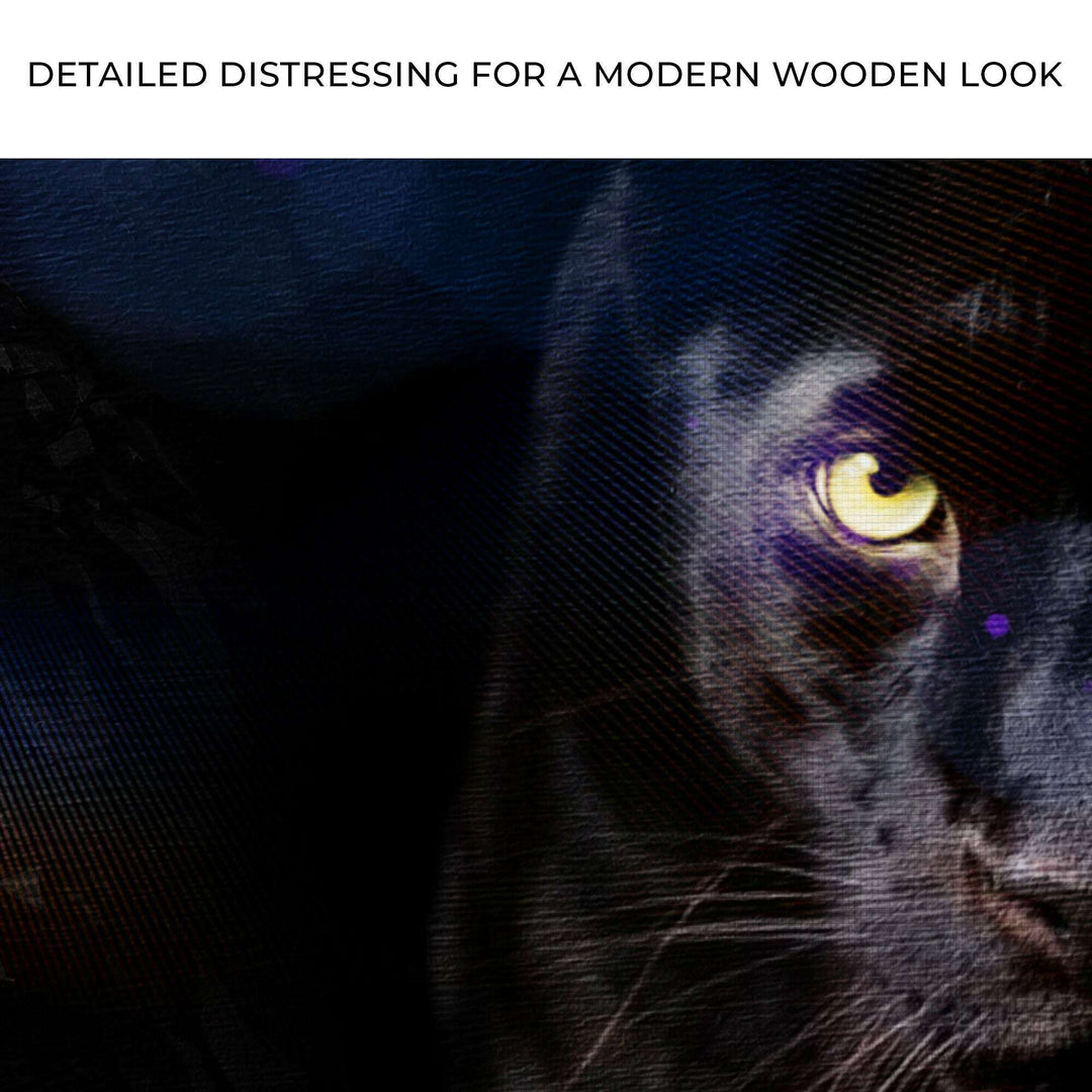 Rare Black Panther Canvas Wall Art