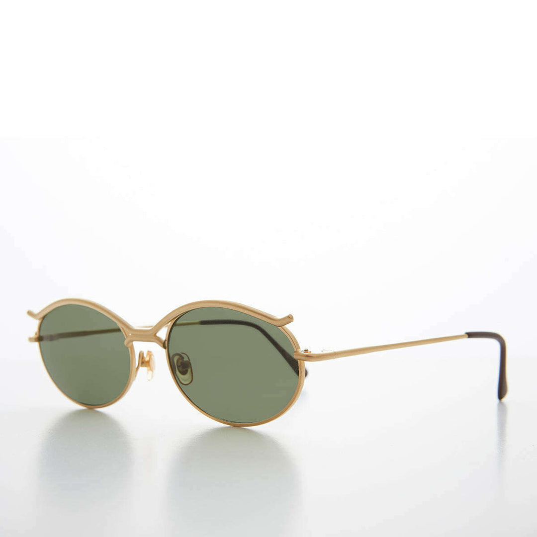 Rare  Oval Vintage 90s Optical Frame Sunglass - Fate