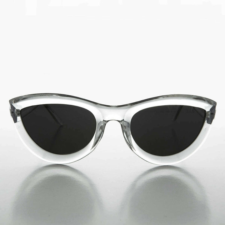Rare Oversized Mod Cat Eye Chunky Sunglass - Big Momma