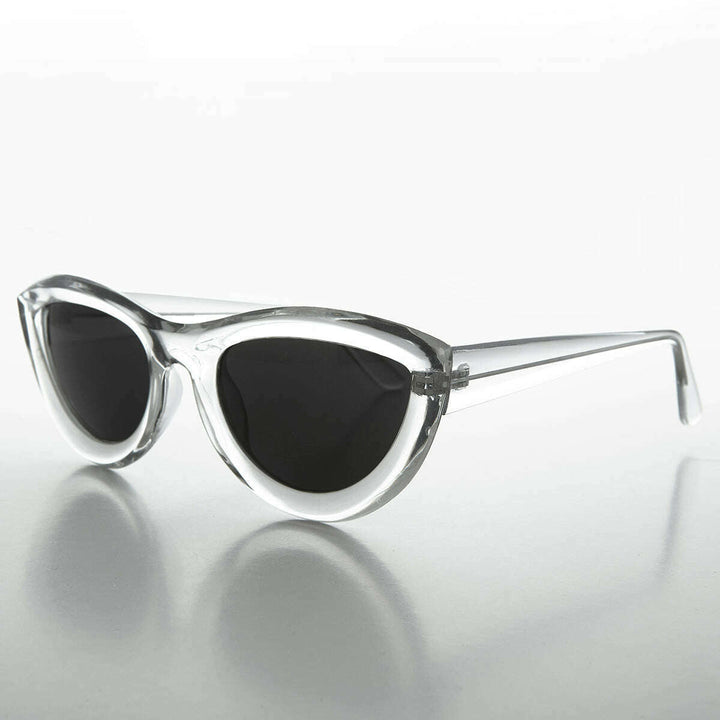 Rare Oversized Mod Cat Eye Chunky Sunglass - Big Momma