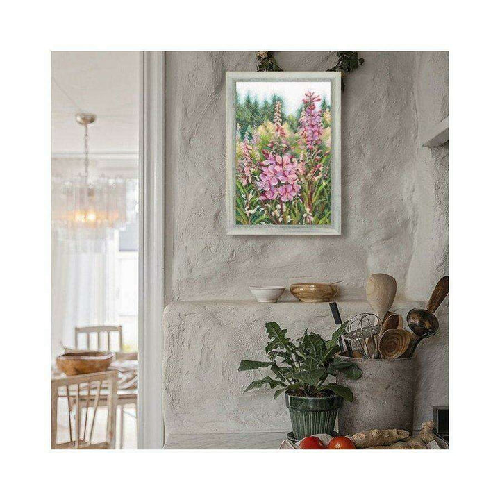 Raspberry candles of willowherbs M863 Counted Cross Stitch Kit