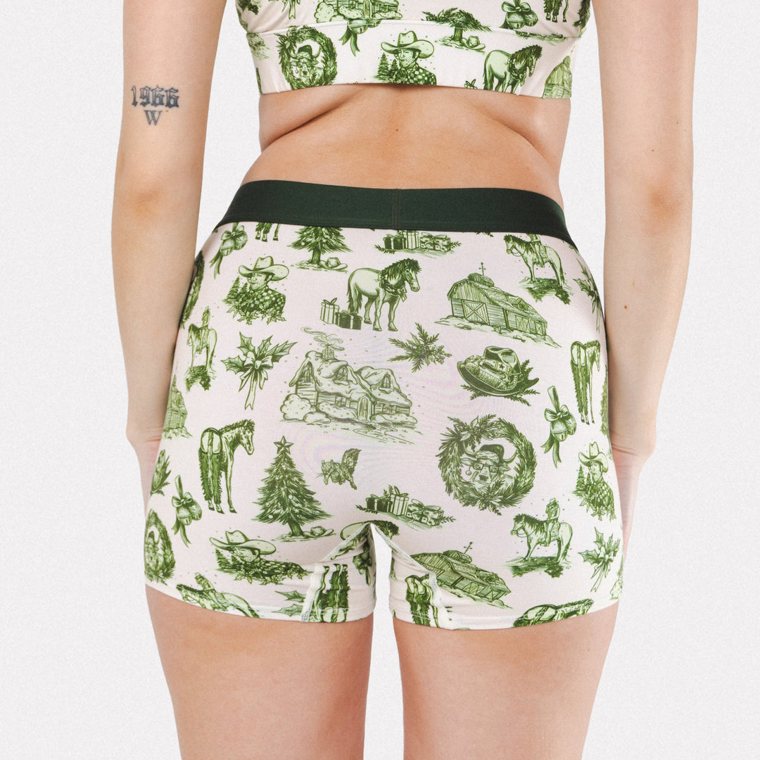 The Western Wonderland | Western Toile Women’s Boxers