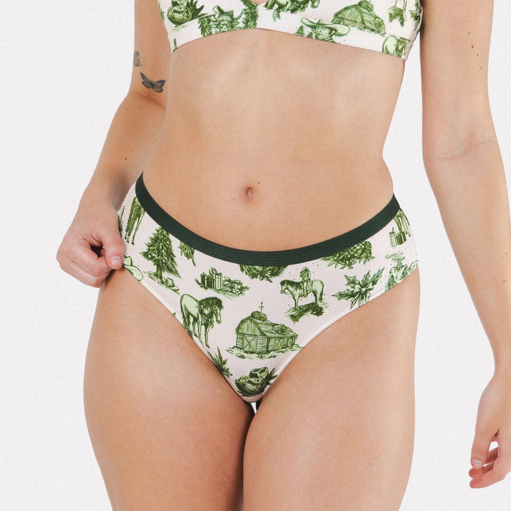The Western Wonderland | Western Toile Cheeky Underwear