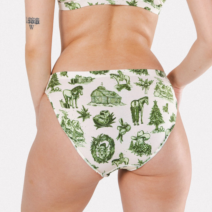 The Western Wonderland | Western Toile Modal Bikini Underwear