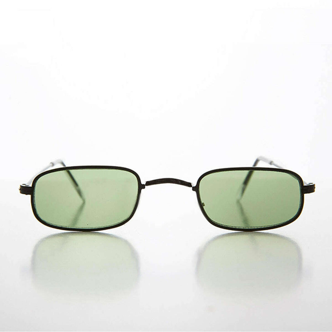 Rectangle Tinted Lens Hippy Vintage Sunglass - Hulu