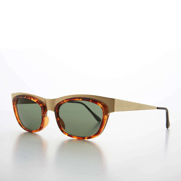 Rectangular Cat Eye Vintage Women's Sunglasses - Valentini