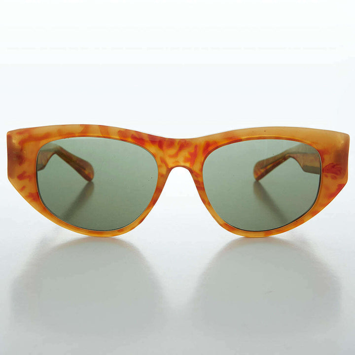 Rectangular Frame Cat Eye Vintage Sunglass  - Marion