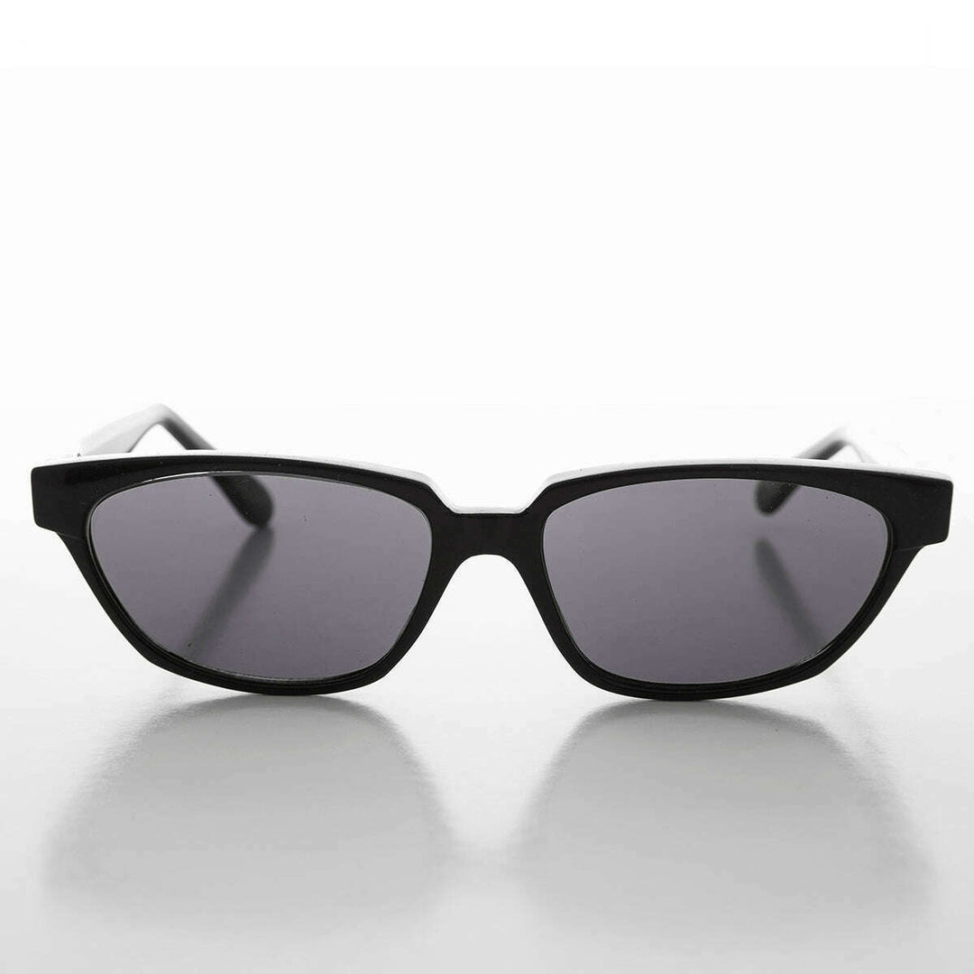 Rectangular Horn Rim Unisex Vintage Sunglass - Abbot