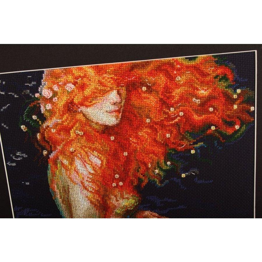 Red mermaid M596 Counted Cross Stitch Kit