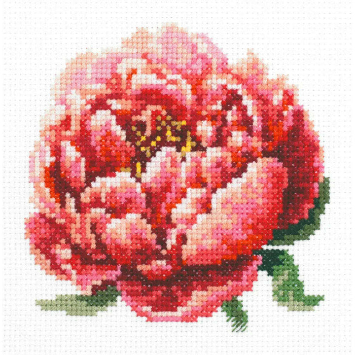 Red Peony 150-009 Counted Cross-Stitch Kit