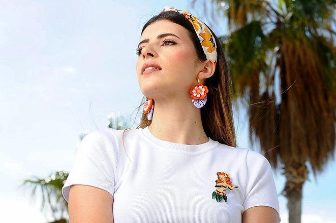 Redhead Hula Girl Brooch by Laliblue - Quirks!