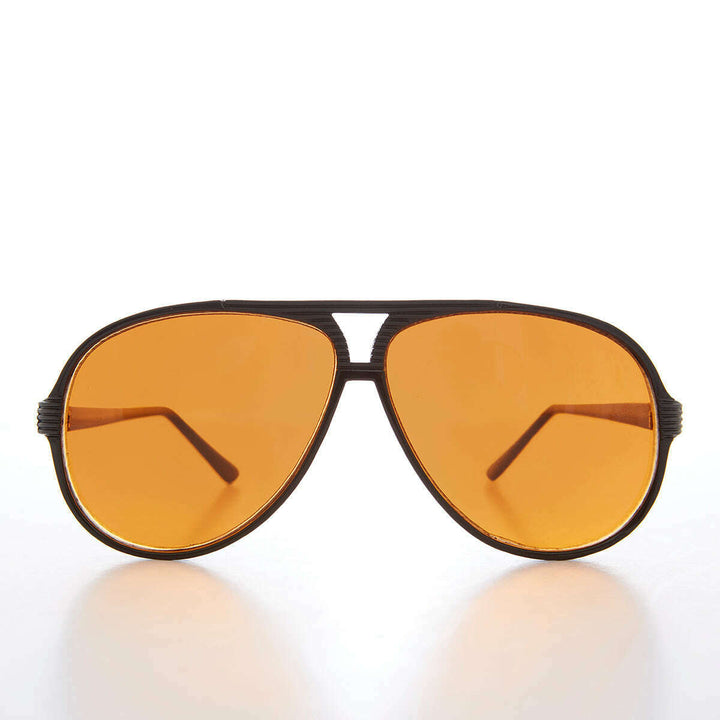 Retro Amber Lens Aviator - Tuner