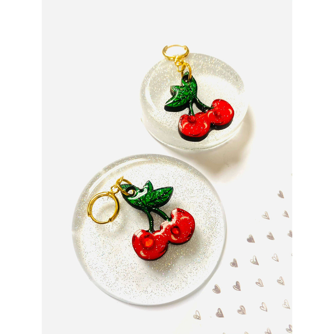 Retro Cherry Earrings by Rosie Rose Parker