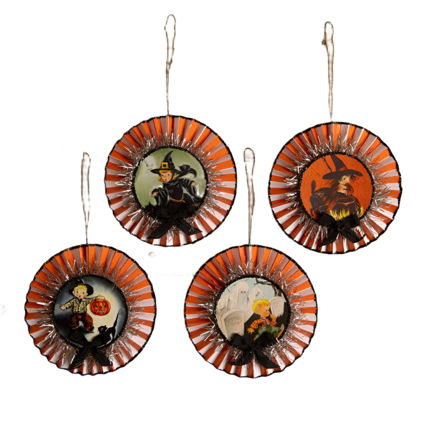 Retro Halloween Rosettes S4 by Bethany Lowe Designs image