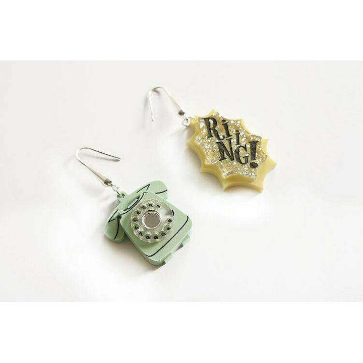 Retro Telephone Earrings by Laliblue - Quirks!