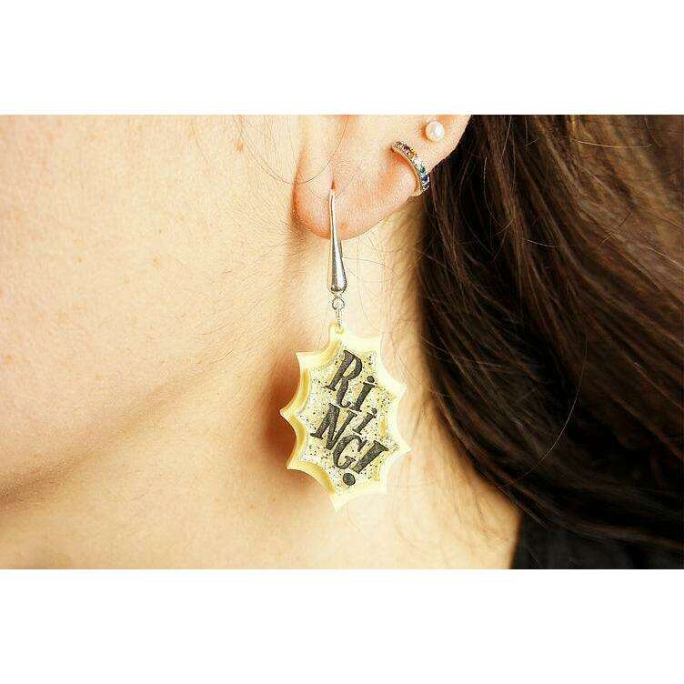 Retro Telephone Earrings by Laliblue - Quirks!
