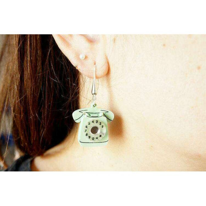 Retro Telephone Earrings by Laliblue - Quirks!