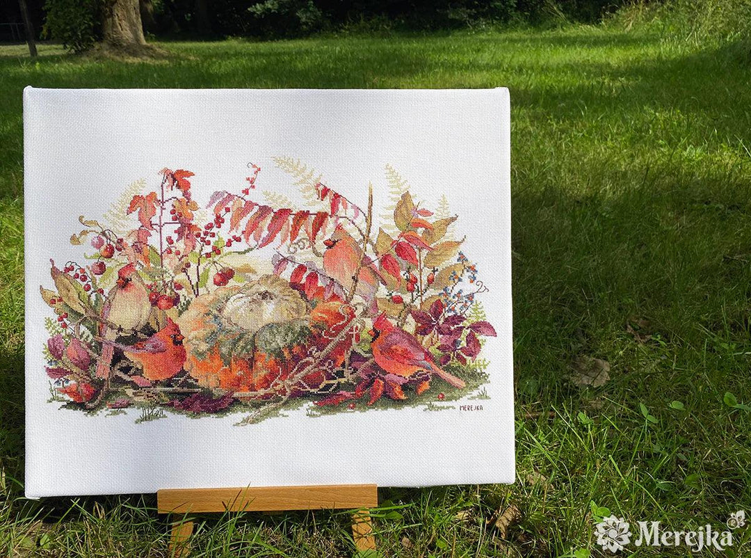 Rhapsody in Red K-190 Counted Cross-Stitch Kit