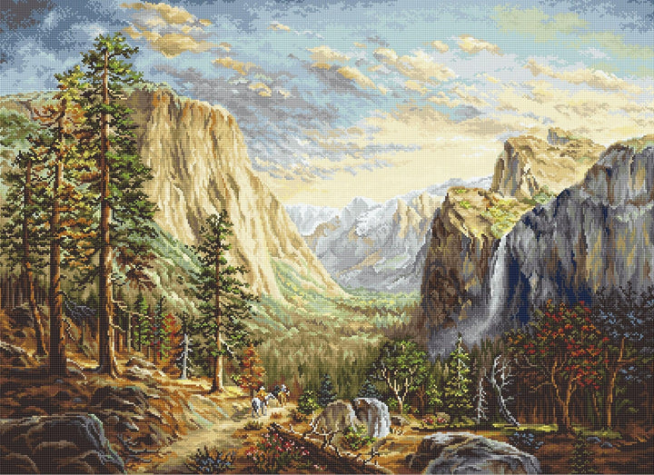 Riding the Range B612L Counted Cross-Stitch Kit