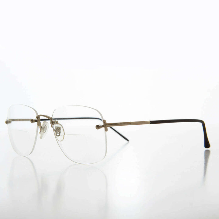Rimless Bifocal Readers - Glassy