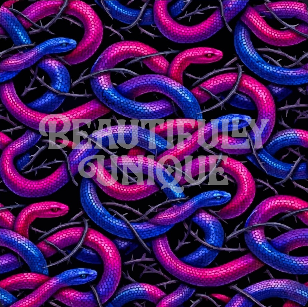 Bisexual Thornbound Exclusive Leggings - High-quality Handcrafted Vibrant LGBTQ+ Pride