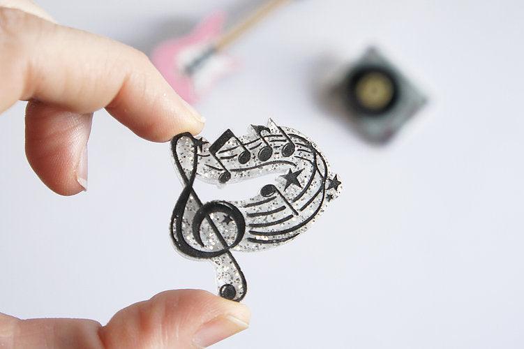 Rock and Roll Brooches Set of 3 by Laliblue - Quirks!