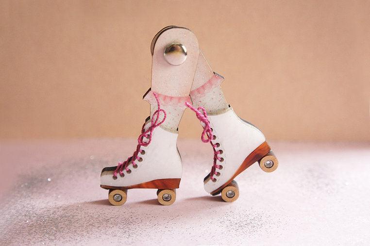Roller Skates Brooch by Laliblue - Quirks!