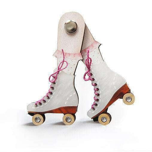 Roller Skates Brooch by Laliblue - Quirks!