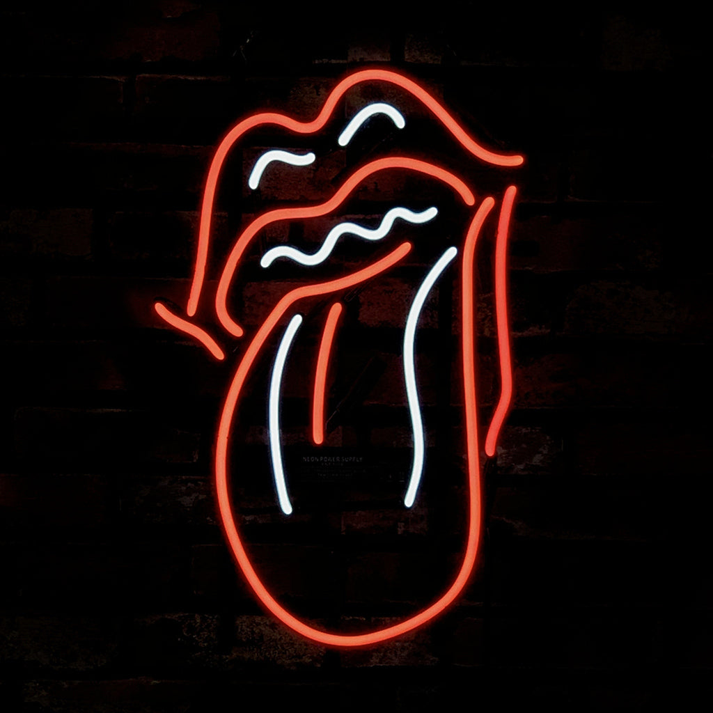 Rolling Stones Tongue Neon Sign Light