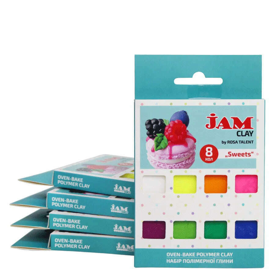 Rosa Talent Sweets - Polymer Clay Set. 8*0.04 lb. Jam Clay.