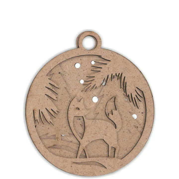 Rosa Talent Winter Story 7 - Set of bases for decoration on fiberboard. 3.54*3.15 inches. 3pcs.